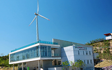 Renewable energy exhibition hall